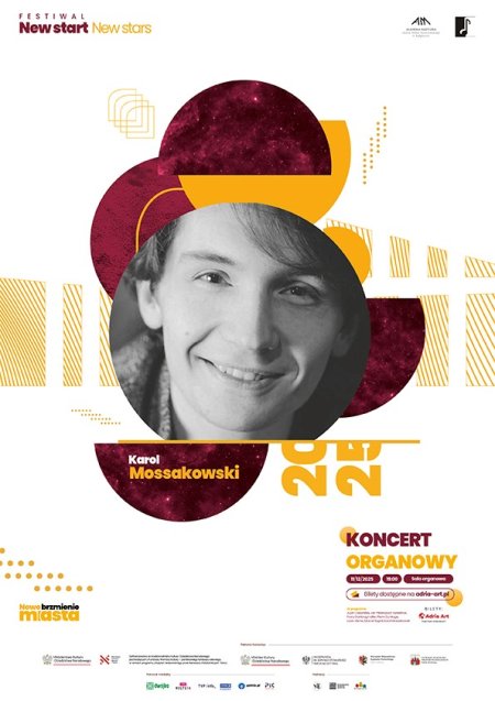 Festiwal New Start New Stars: Koncert Organowy Karola Mossakowskiego